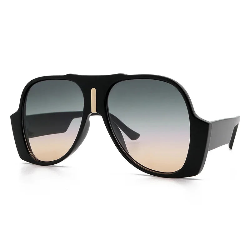 Men Women Vintage Shades Big UV400 Oversized Square Sunglasses Glasses