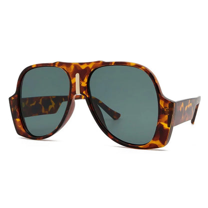 Men Women Vintage Shades Big UV400 Oversized Square Sunglasses Glasses