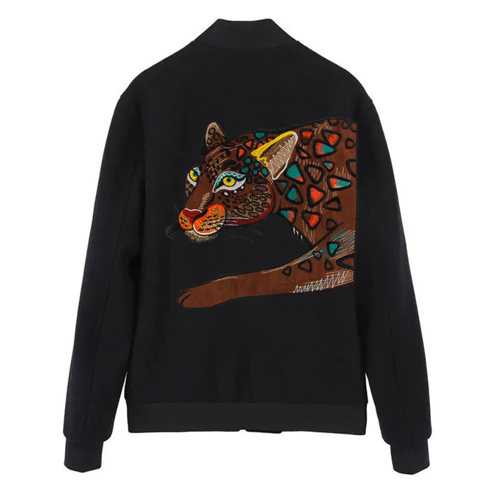 Embroidery Domineering Large Leopard patch Sew on Applique clothes DIY Craft