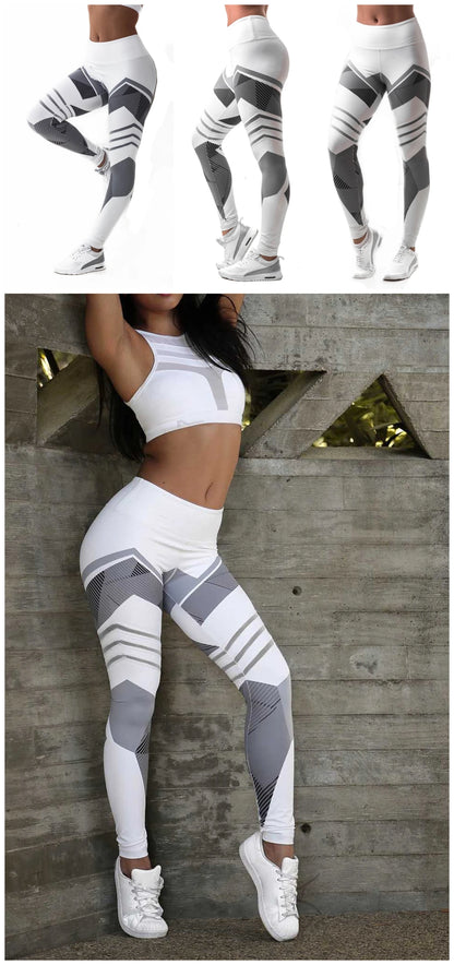 S-3XL Plus Size Women Fitness Slim Stretch Running Yoga Pants Leggings