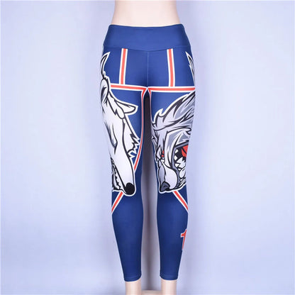 Women Basketball Print Yoga Sports Workout Comfortable Fitness Sports Gym Leggings Pants