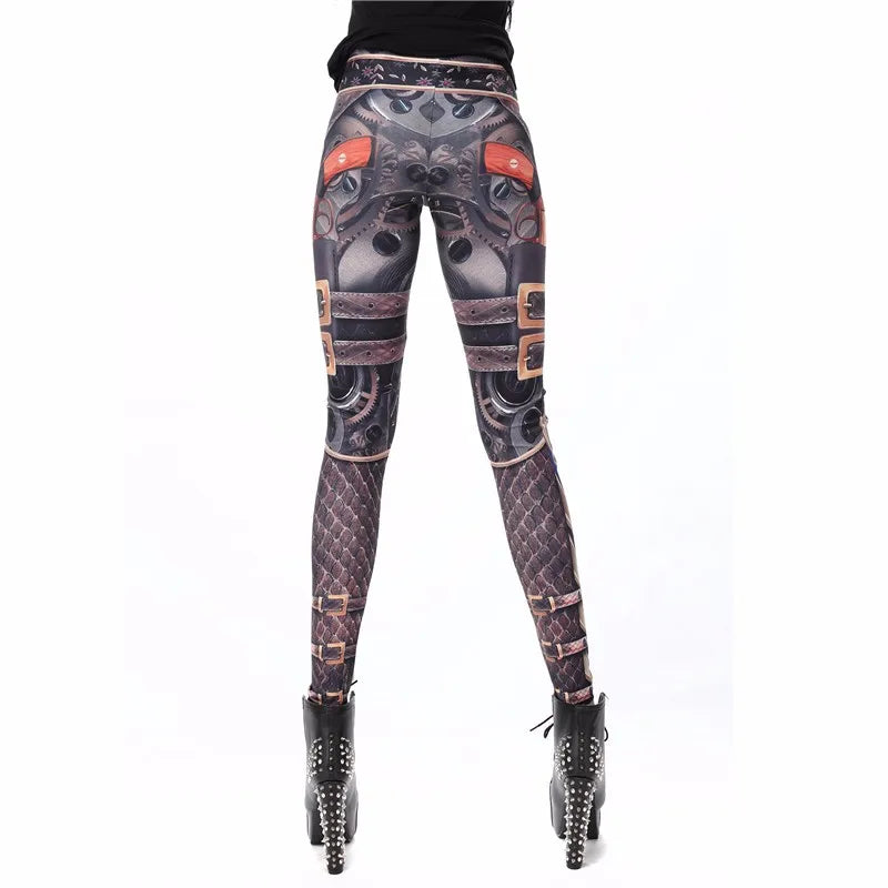 Women Fashion Cowboy Printed Workout Pants leggings