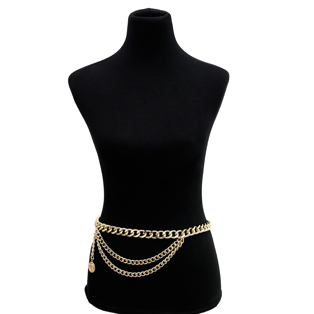 Tassel Gold Chain Women Designer Punk Fringe Waist Belts