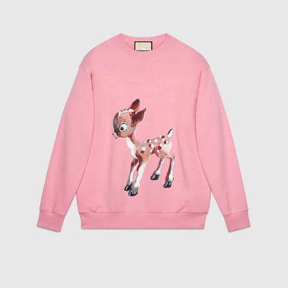 Bambi deer Pattern Embroidery Patch Appliques Iron on Patches Badge Clothes Sewing
