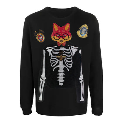 Skull Vest Embroidery Rider Iron on DIY Patches Patch Clothes