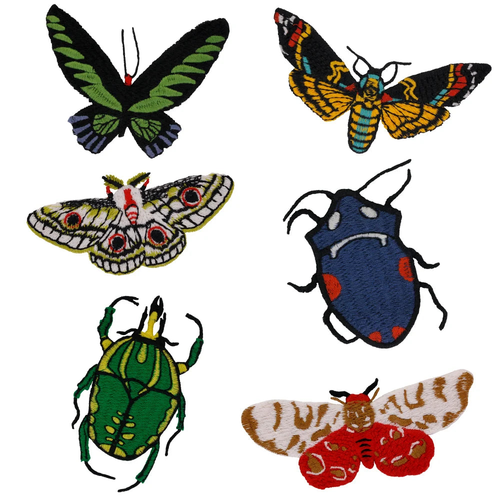 Butterfly Ladybug Patch Sewing on Applique Patches Badges for Clothes