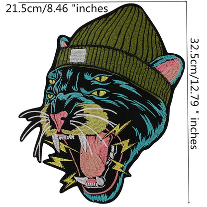Cartoon Stickers Embroidery Cat Dog Craft Patches Iron on for Clothes DIY Sewing