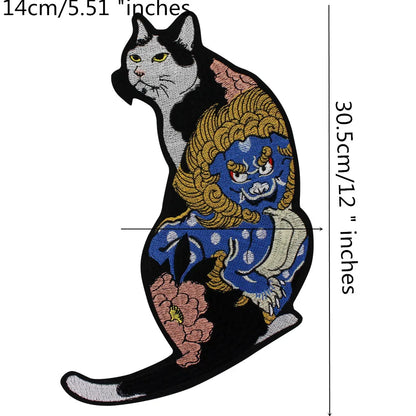 Unique Cartoon Cats Embroidered Patch Appliques Iron on Patches Badge Clothes Sewing