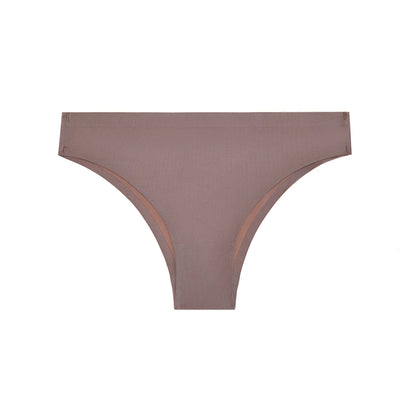 6Pcs Women Underwear Seamless Ice Silk Panties Sports T-back Thong underpants