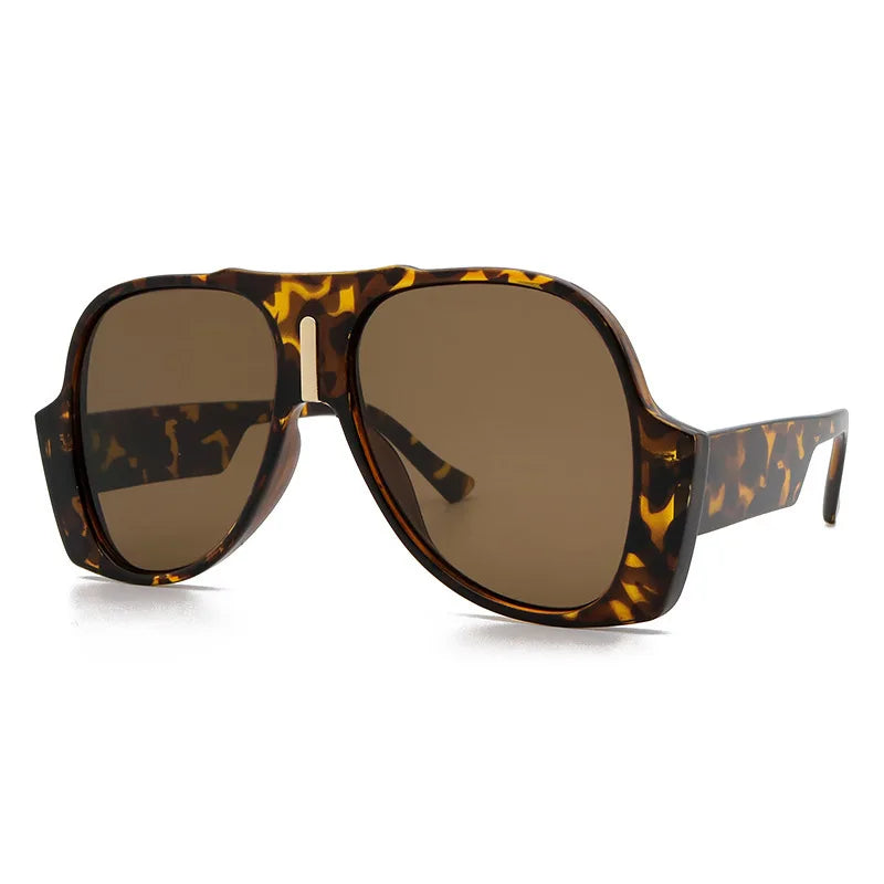 Men Women Vintage Shades Big UV400 Oversized Square Sunglasses Glasses