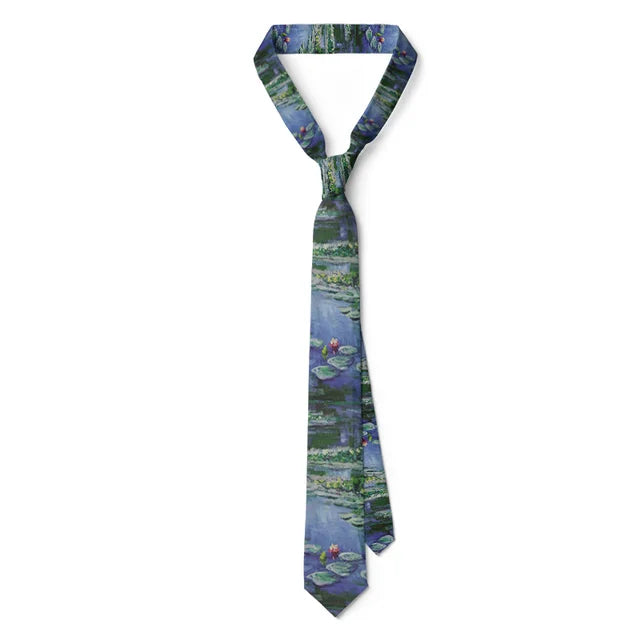 Men Classic Slim Fashion Skinny Music Printed Neckties Business Ties