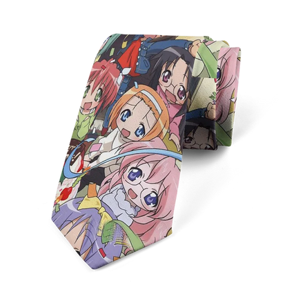 8cm Men Japanese Cartoon Printed Fashion Novelty Wedding Business Necktie Ties