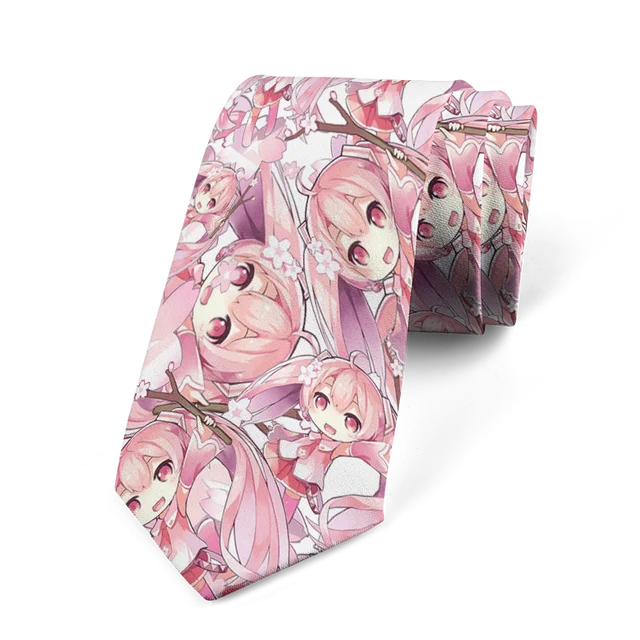 8cm Men Japanese Cartoon Printed Fashion Novelty Wedding Business Necktie Ties