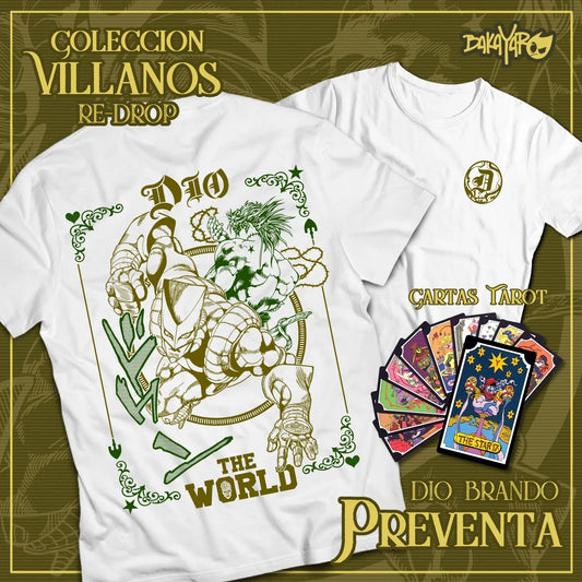 JoJo Bizarre Adventure Jotaro Kujo Dio Giorno Anime Tees Shirt