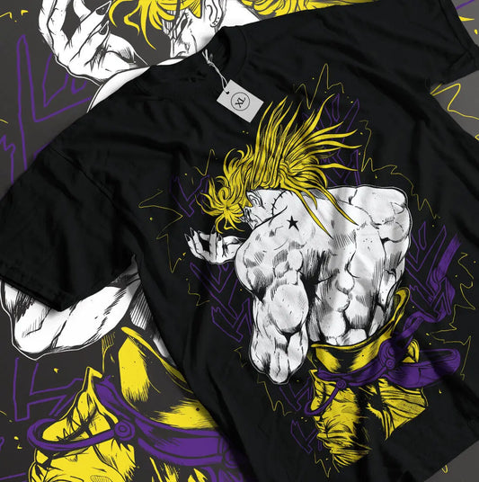 JoJo Bizarre Adventure Jotaro Kujo Tshirt Dio Giorno Anime Tees Shirt