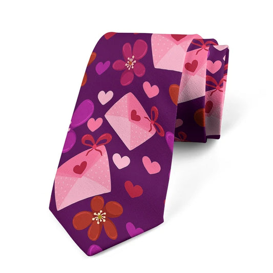 Men Women Printed Fashion Business Wedding Neckties Ties