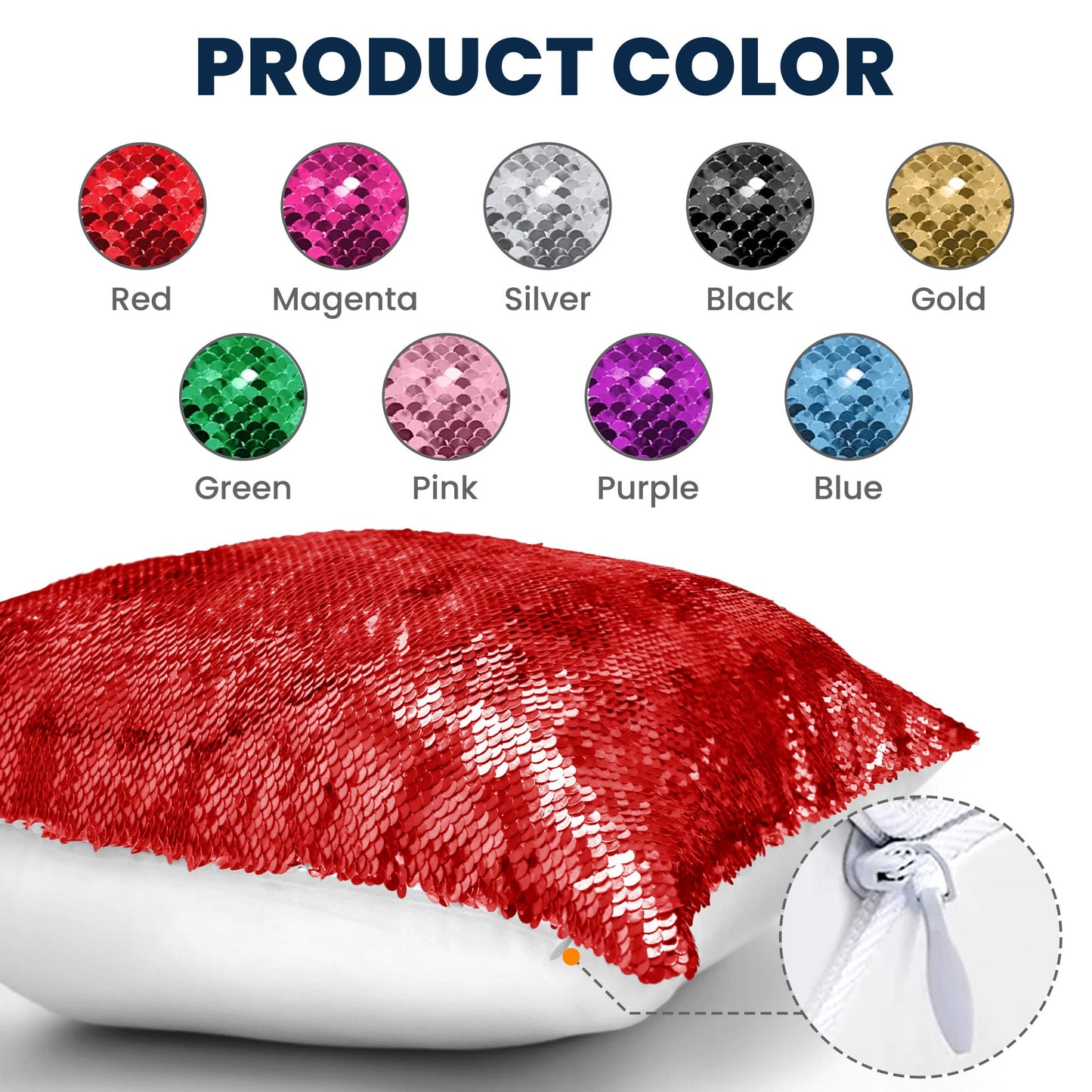Mom Gift We Hope Every Time You Snuggle This Pillow - Custom Sequin Pillow