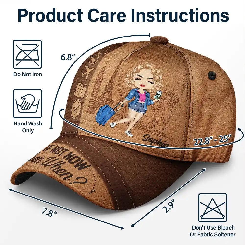 And She Lived Happily Ever After- Personalized Classic Cap