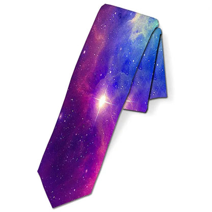 Men 8cm Fashion Slim Printed Wedding Groom Necktie Ties