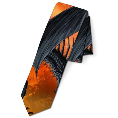 Men 8cm Fashion Slim Printed Wedding Groom Necktie Ties