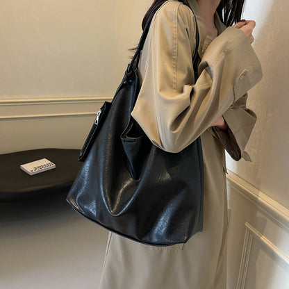 Women's Fashion Shoulder Leather Hobo Handbag Bag