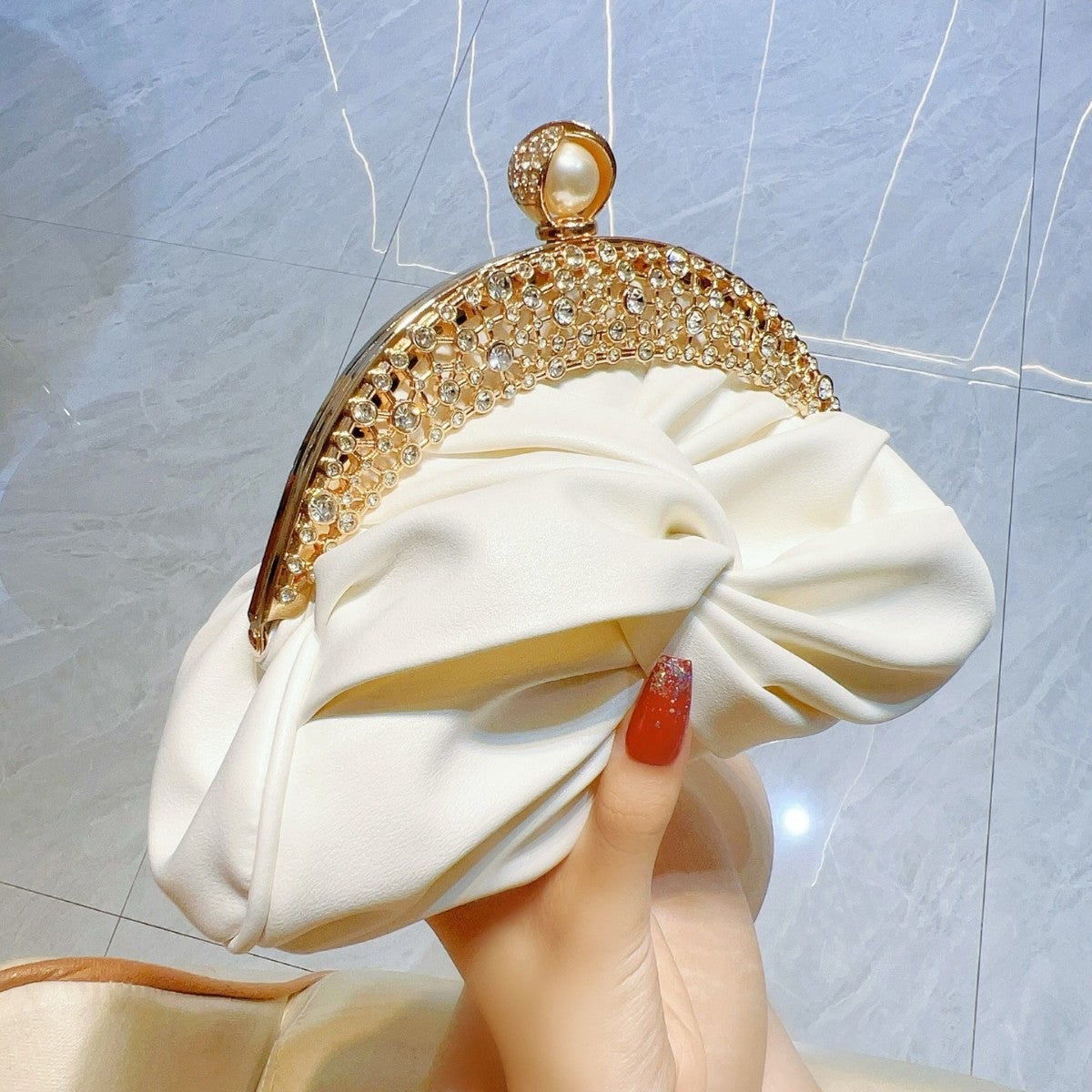 Women Diamond-embedded Fashionable Party Clutch Mini Bag