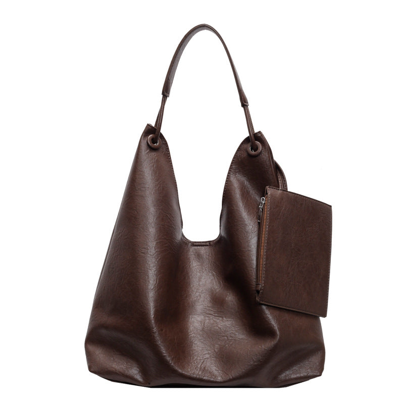 Women's Fashion Shoulder Leather Hobo Handbag Bag