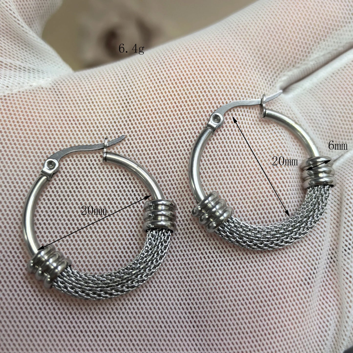 Exaggerated 18K Gold Plated Stainless Steel Women's Earrings Jewelry Gifts
