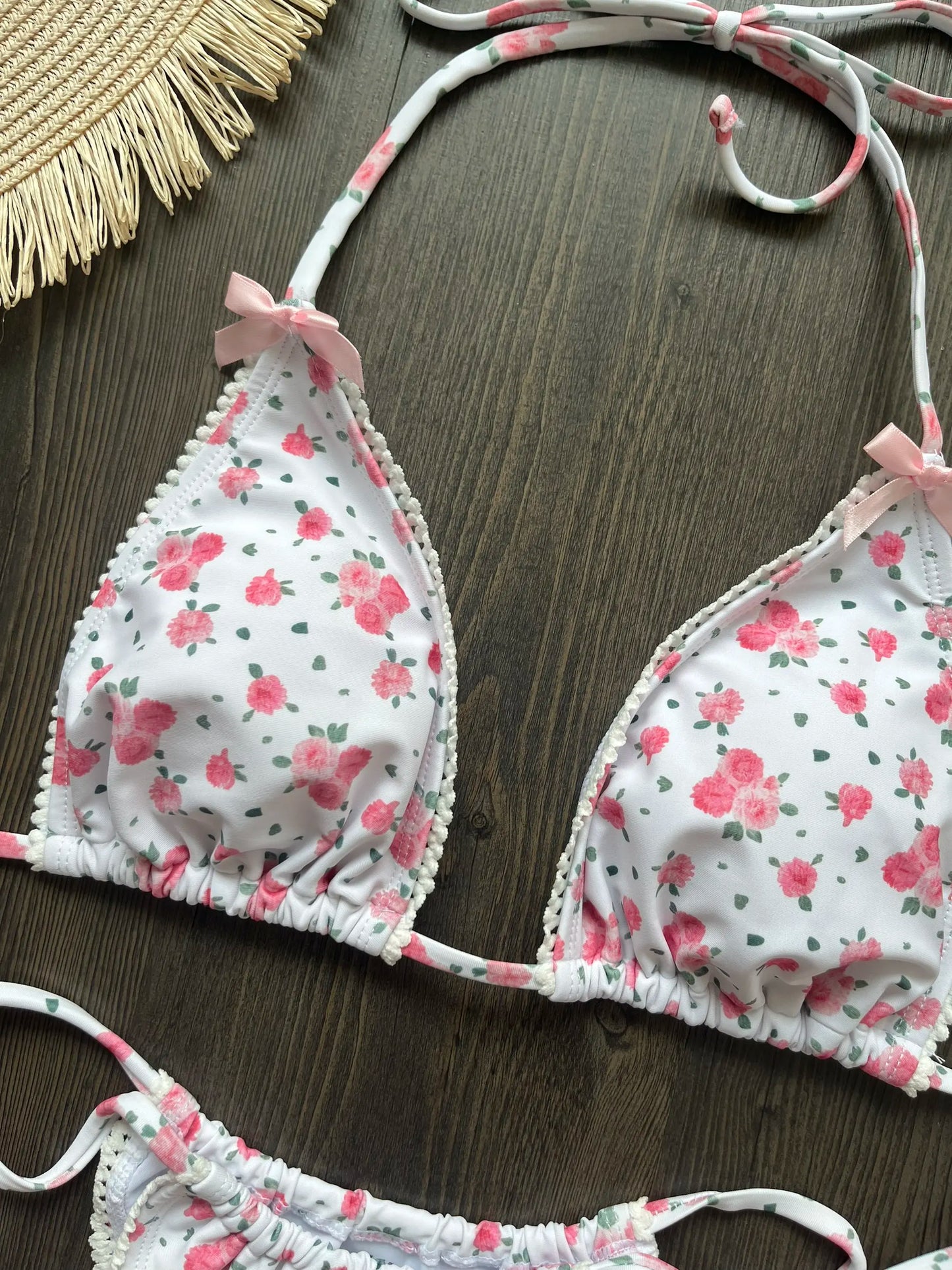 Two Pieces Micro Bikini Push Up Women Sexy Swimwear Brazilian Bikini Set Thong Swimsuit