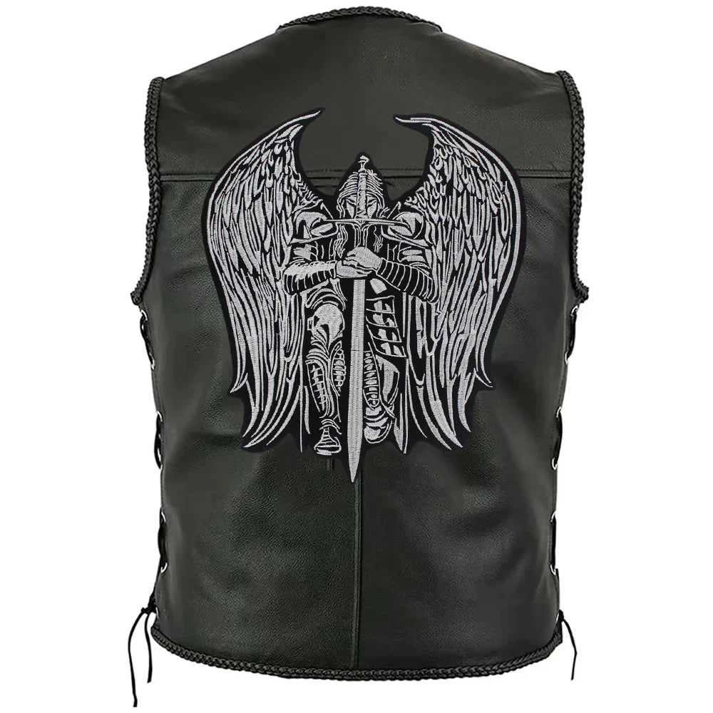 Military Generals w/ Sword Embroidered Patch Ancient Guardian Badges Ironing Sewing DIY on Clothes