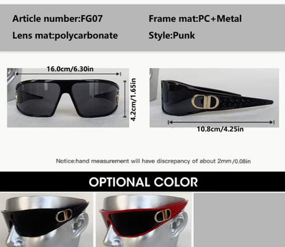 Oversized Cat Eye Women Designer Fashion Square Big Frame Sunglass Glasses