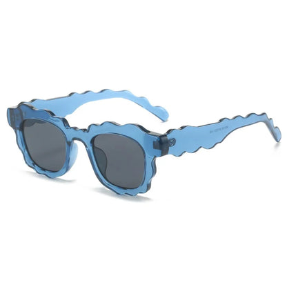 Men Women Retro Punk Shades UV400 Square Sunglasses Glasses