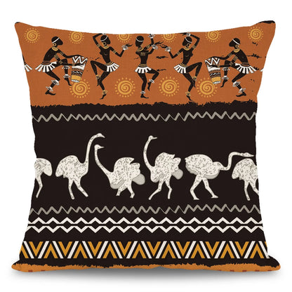 African Stylish Animal Print Throw Pillowcase Home Sofa Cushion Cover