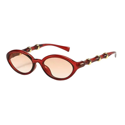 Women Men Rivets Shades Fashion Designer Retro Small Oval Sunglasses Eyewear Glasses UV400