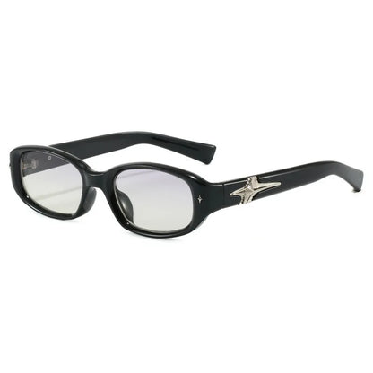 Women Men Y2K Stars Luxury Brand Desinger Sun Glasses Punk Shades Outdoor Travel Sports Eyeglasses