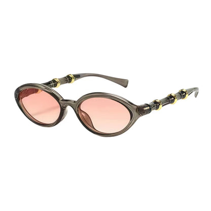 Women Men Rivets Shades Fashion Designer Retro Small Oval Sunglasses Eyewear Glasses UV400