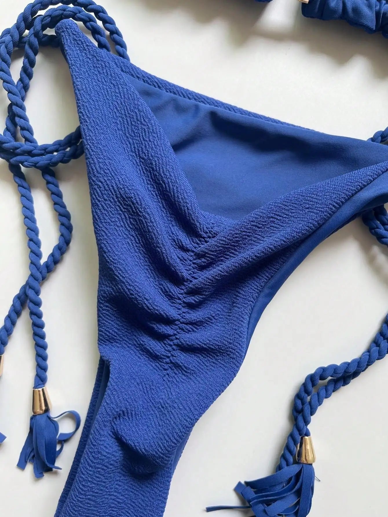 Sexy solid color women's bikini swimsuit two-piece beach Swimwear bikini suit
