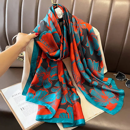180X90CM Women Four Seasons Bandanna Designs Square Wrap Shawl Scarf Scarves
