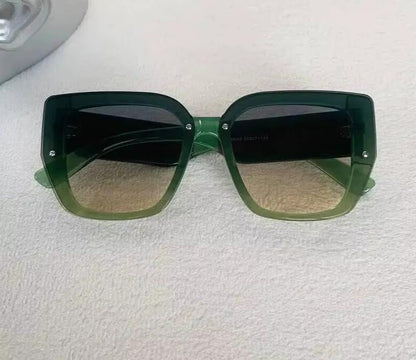 Men Women Mix Color Retro Designer Concave Shape UV400 Eyewear Sunglasses