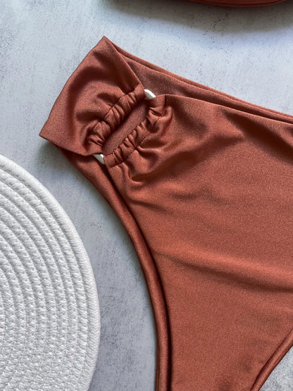 Sexy Push Up Swimwear Brazilian Bikini Thong Solid Beachwear Bathing Suits