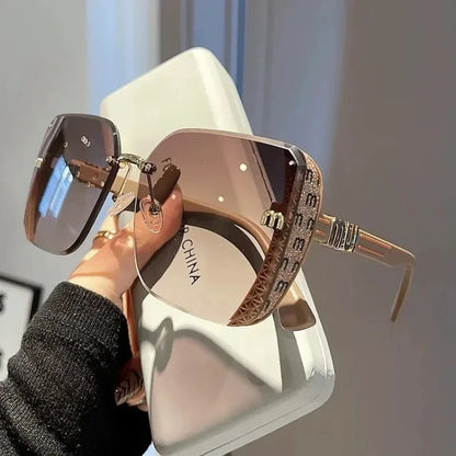Women Vintage Driving Square Sunglasses Eyeglasses