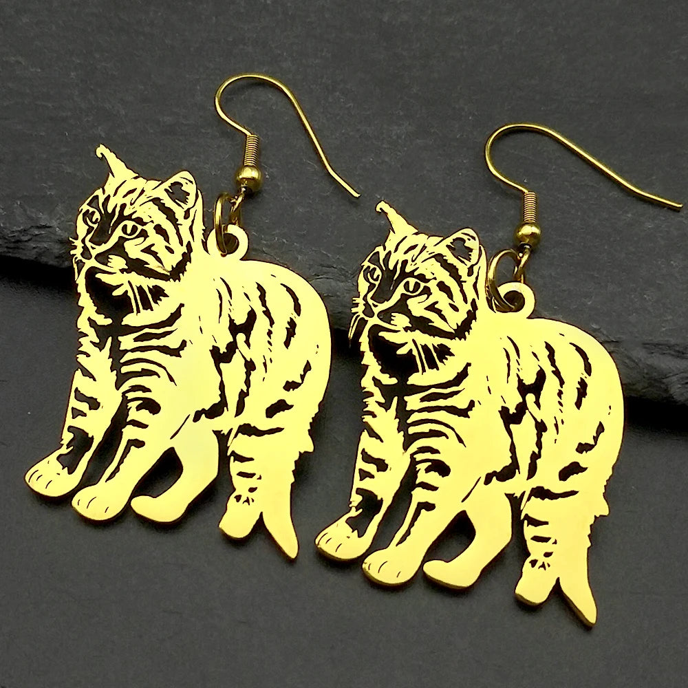 Kawaii Ragdoll Lovely Pet Kitty Cat Women Men Stainless Steel Gold Silver Color Chain Pendant Necklace