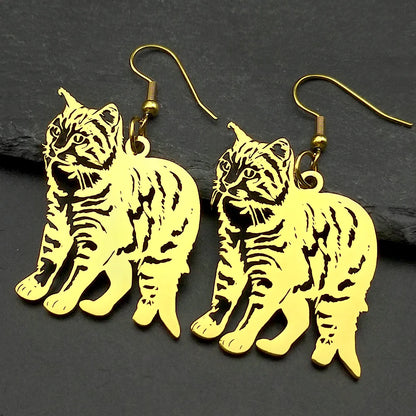 Kawaii Ragdoll Lovely Pet Kitty Cat Women Men Stainless Steel Gold Silver Color Chain Pendant Necklace