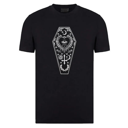 Big Cross Skull Gothic Punk Rock Iron on Patches Embroidered Crown Skull Patch Clothes Sewing Stickers