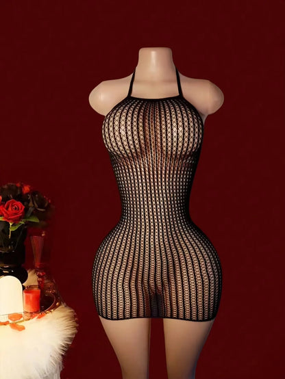 Sexy Women Transparent Fishnet Underwear Bodystocking Lingerie Erotic Costumes Suit