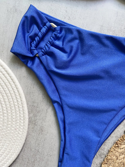 Sexy Push Up Swimwear Brazilian Bikini Thong Solid Beachwear Bathing Suits
