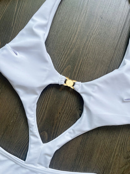 Sexy Halter Asymmetric One Shoulder Cut Out Monokini Swimwear One Piece Swimsuit Bather Bathing Suit