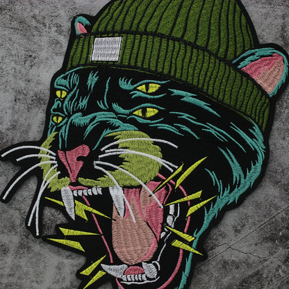 Cartoon Stickers Embroidery Cat Dog Craft Patches Iron on for Clothes DIY Sewing
