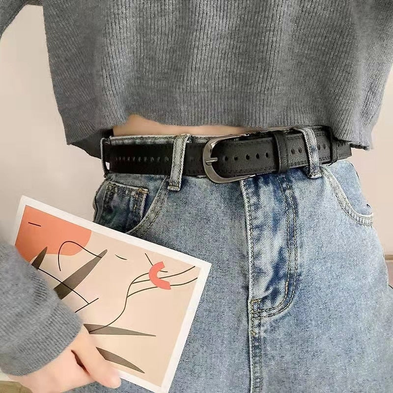 Unisex Designer Pin Buckle Jeans Waist Strap Fashion Waistband Belt