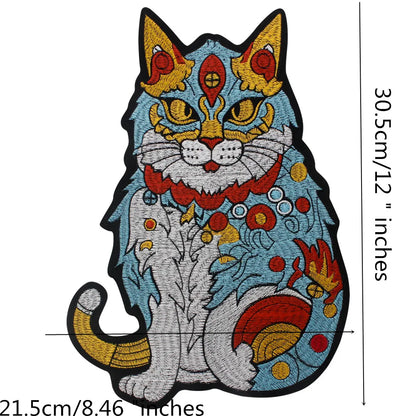 Catfish Embroidery Motif Patch Appliques Iron on Patches Badge Clothes Sewing